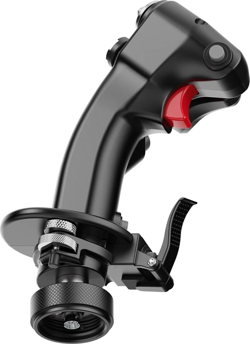 Flightstick Moza Racing MH16 për simulim fluturimi, alumini, i zi