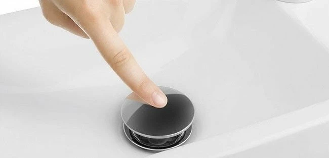 Tapë shkarkimi click-clack automatike Cersanit S951-700, me tejmbushje, krom