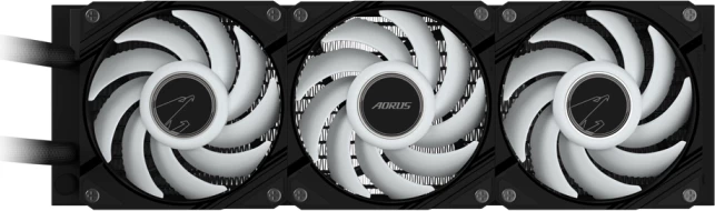 Ftohës uji për CPU GIGABYTE AORUS WATERFORCE II 360, radiator 360mm, 3x120mm ARGB, zi