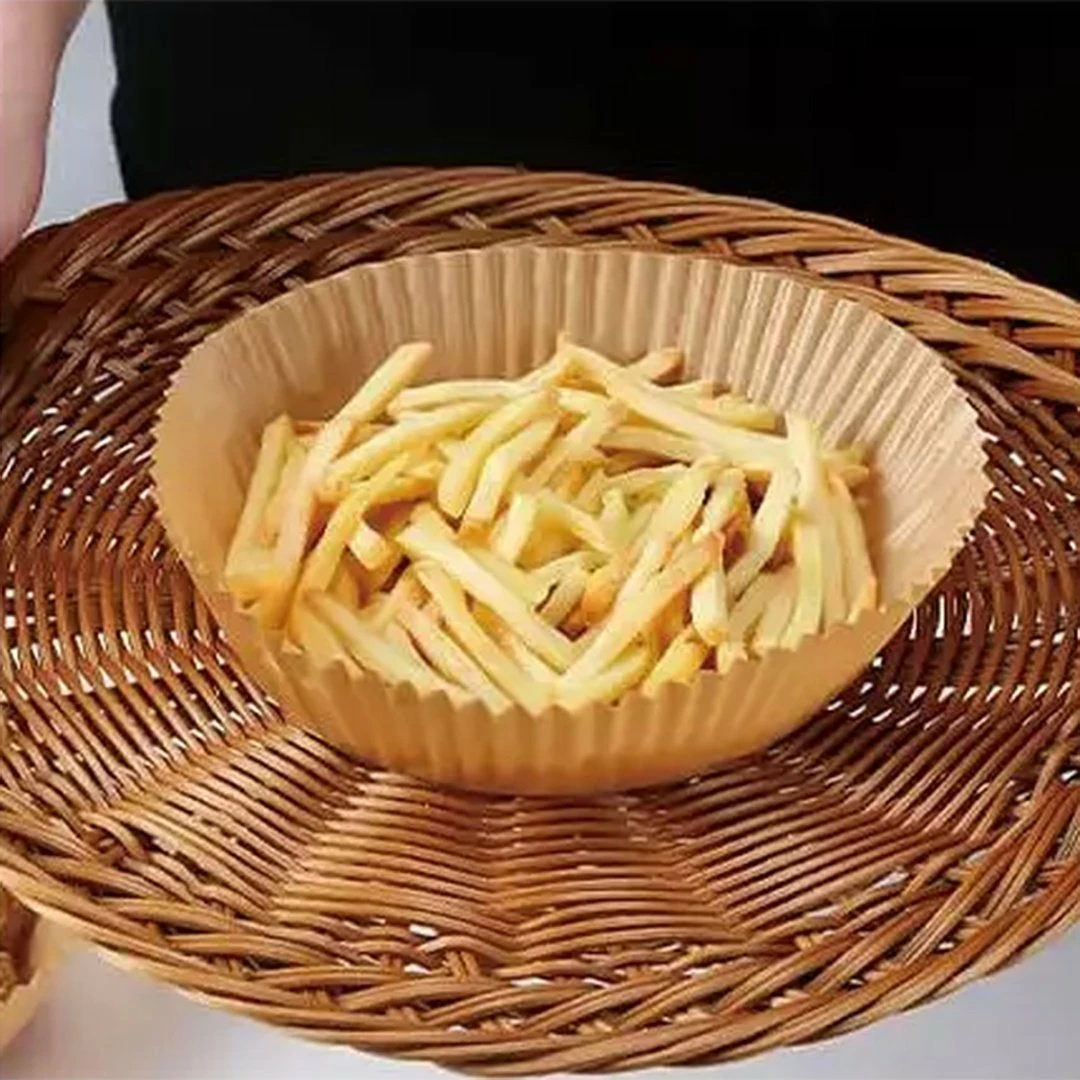Insert letre për air fryer Klausberg KB-7779 16 cm, bezhë, paketim 100 copë