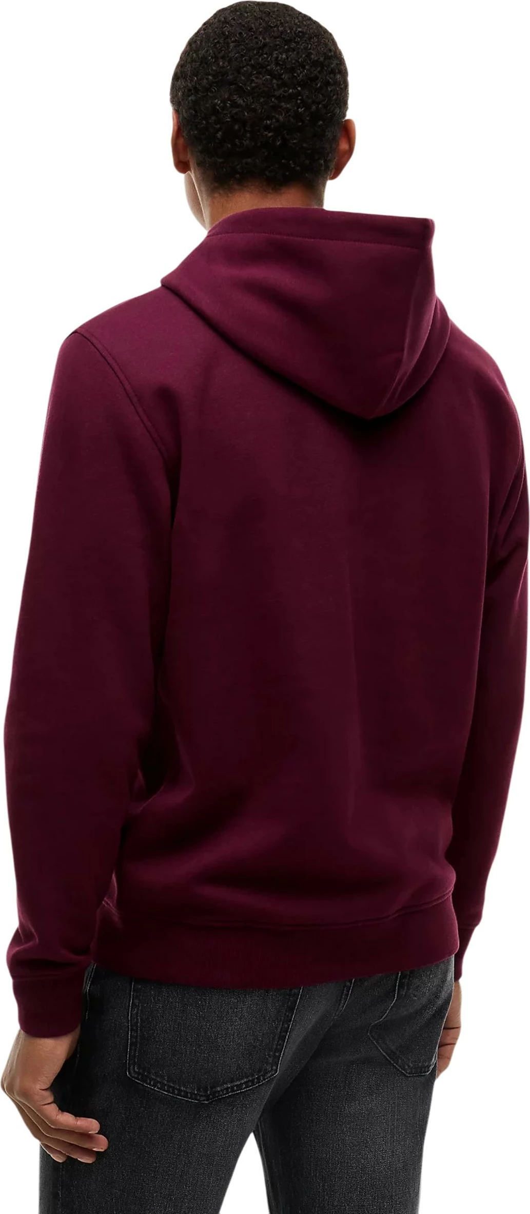 Duks me kapuç me zinxhir Tommy Hilfiger Jeans TJM REG LINEAR LOGO DM0DM20746 për meshkuj, vjollcë [Madhësia: XL]