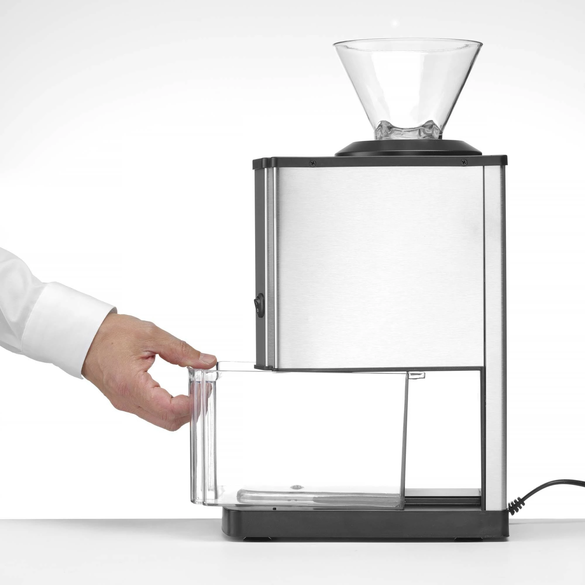 Thyes akulli elektrik, Bar Up, 220V 50/60Hz 60-80W, trup çelik inoks, ngjyrë argjendi