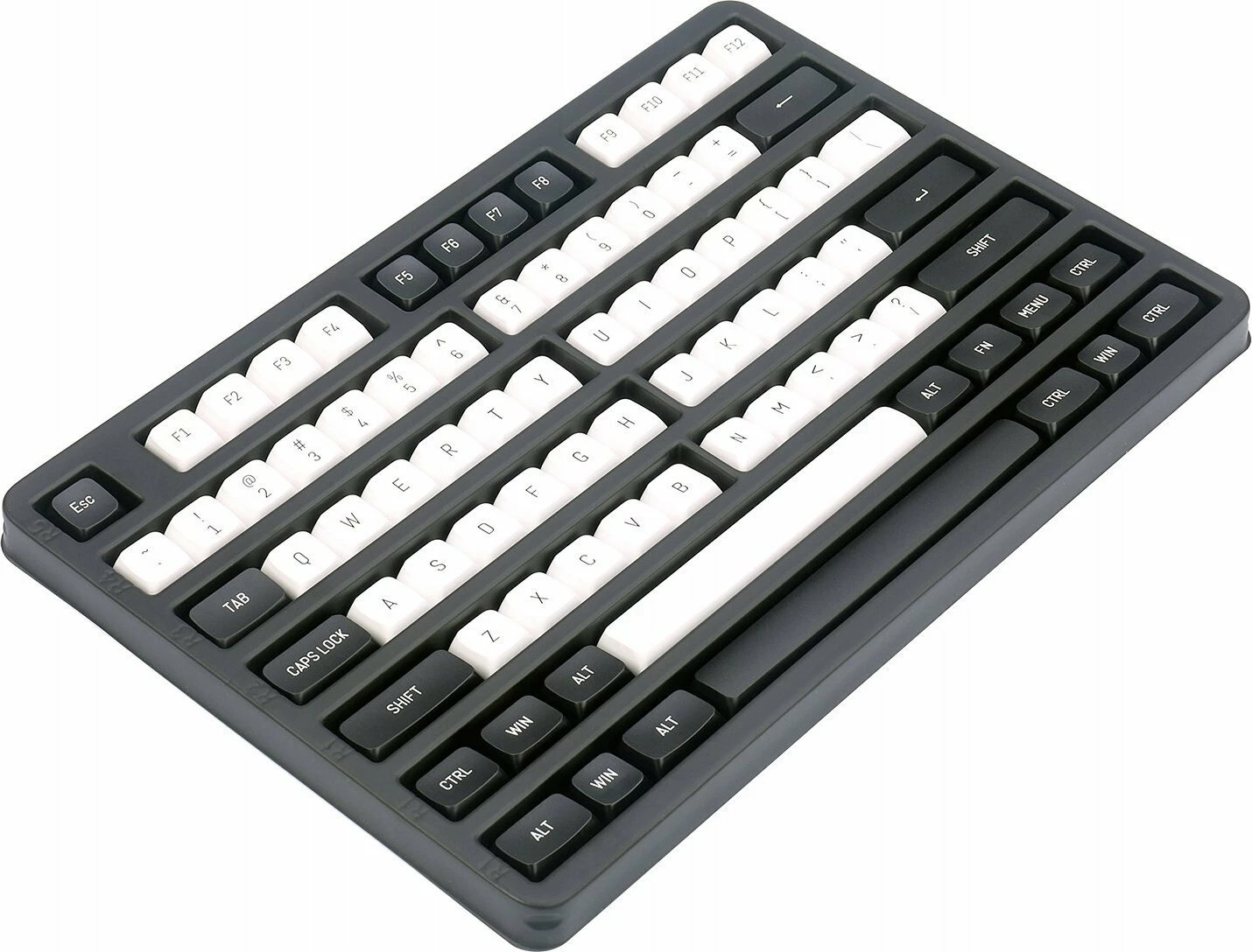 Set kapakësh tastesh Redragon A132 PBT Doubleshot 150 copë, bardhë/zi