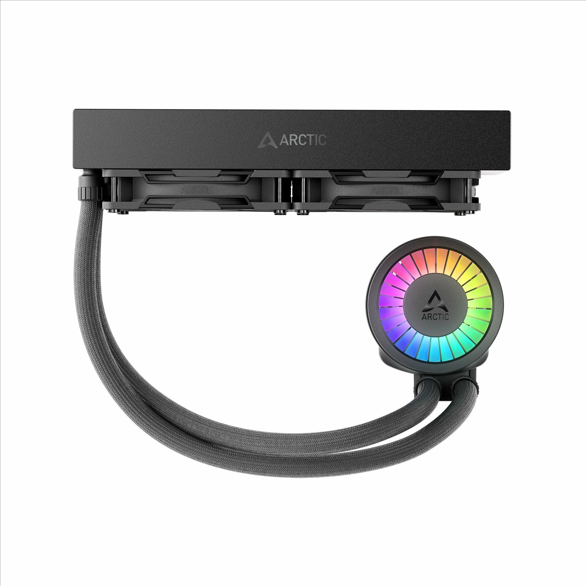 Ftohës uji AIO për CPU Arctic Liquid Freezer III Pro 240 ARGB 240mm, 2x120mm PWM, AM4/AM5, LGA1700/1851, e zezë