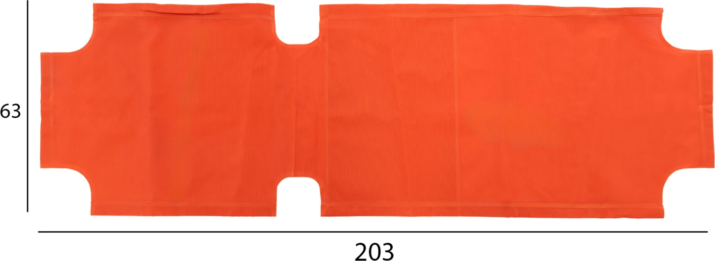 Mbulesë për pjesë rezervë për shezlong FH5072.02 Textline Portokalli 202x63 cm