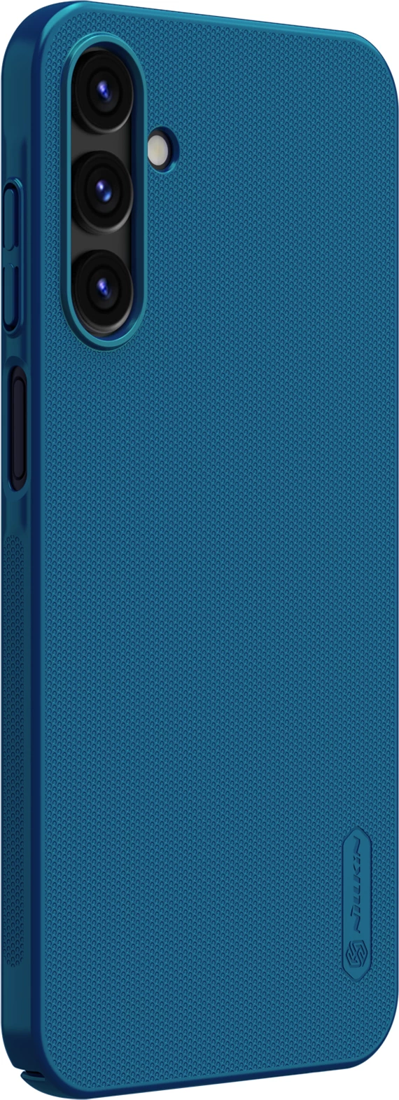 Mbështjellës Nillkin Super Frosted Shield për Samsung Galaxy A15 5G, i fortë, Blu