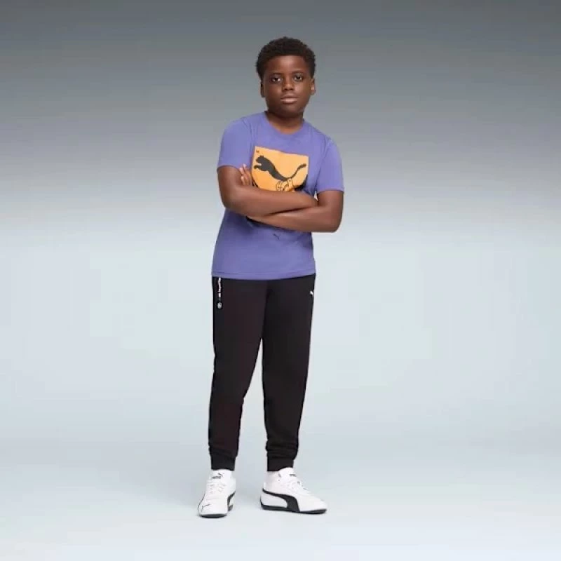 Pantallona sportive për djem Puma, të zeza