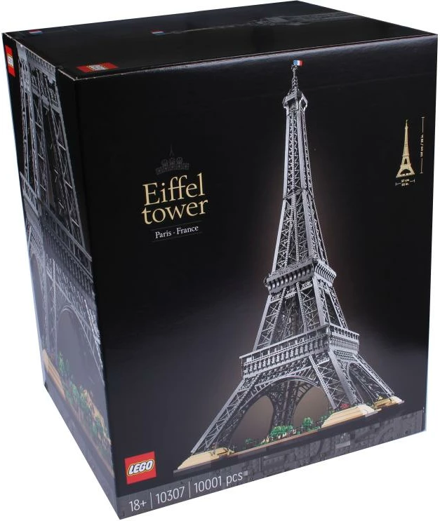 set ndërtimi LEGO Icons Eiffel Tower 10307, 10001 copa, për moshë 18+