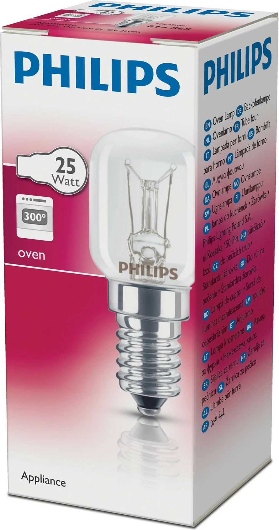 Llambë furre Philips CO45-TE T25 25W, E14, 230-240V, 2700K, e tejdukshme