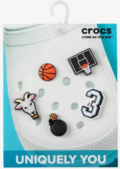 Pinsa për Atlete Crocs për fëmijë, me yje basketbolli