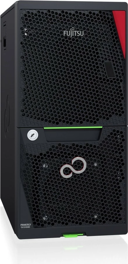 Server tower Fujitsu PRIMERGY TX1310 M5 Xeon E-2324G 3.1GHz quad-core, DDR4 ECC deri 128GB, 4x 3.5'' LFF SATA, PCIe, PSU standard, e zezë VFY:T1315SA010PL