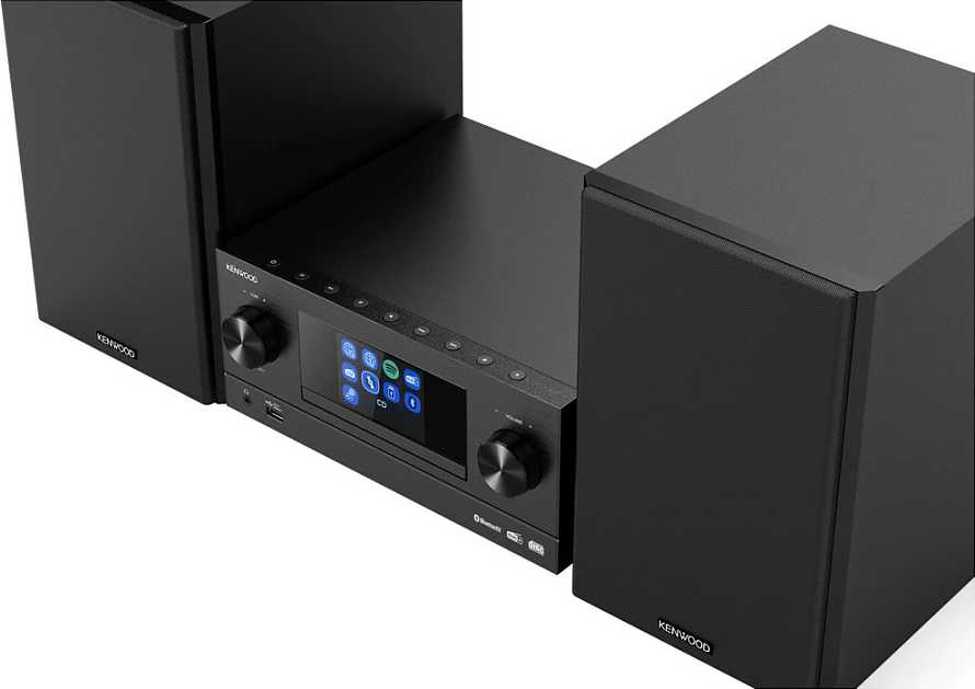 Mini sistem audio Kenwood M-9000S, Micro Hi-Fi 50 W, Bluetooth, CD/USB, Internet Radio/Spotify, i zi