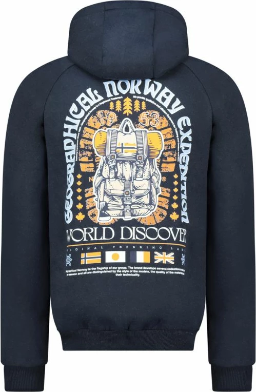 Duks për meshkuj Geographical Norway, navy blue [Madhësia: L]