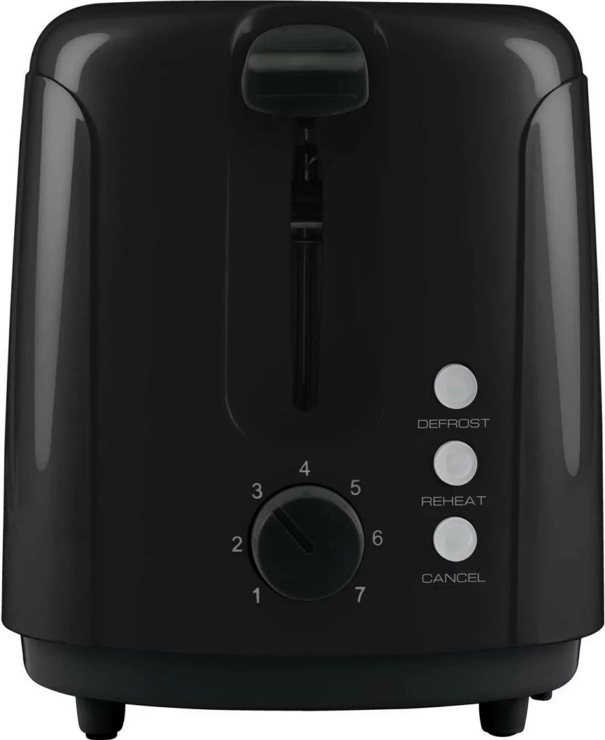 Toster Amica TD101, 2 vende, 7 nivele pjekje, plastikë, i zi