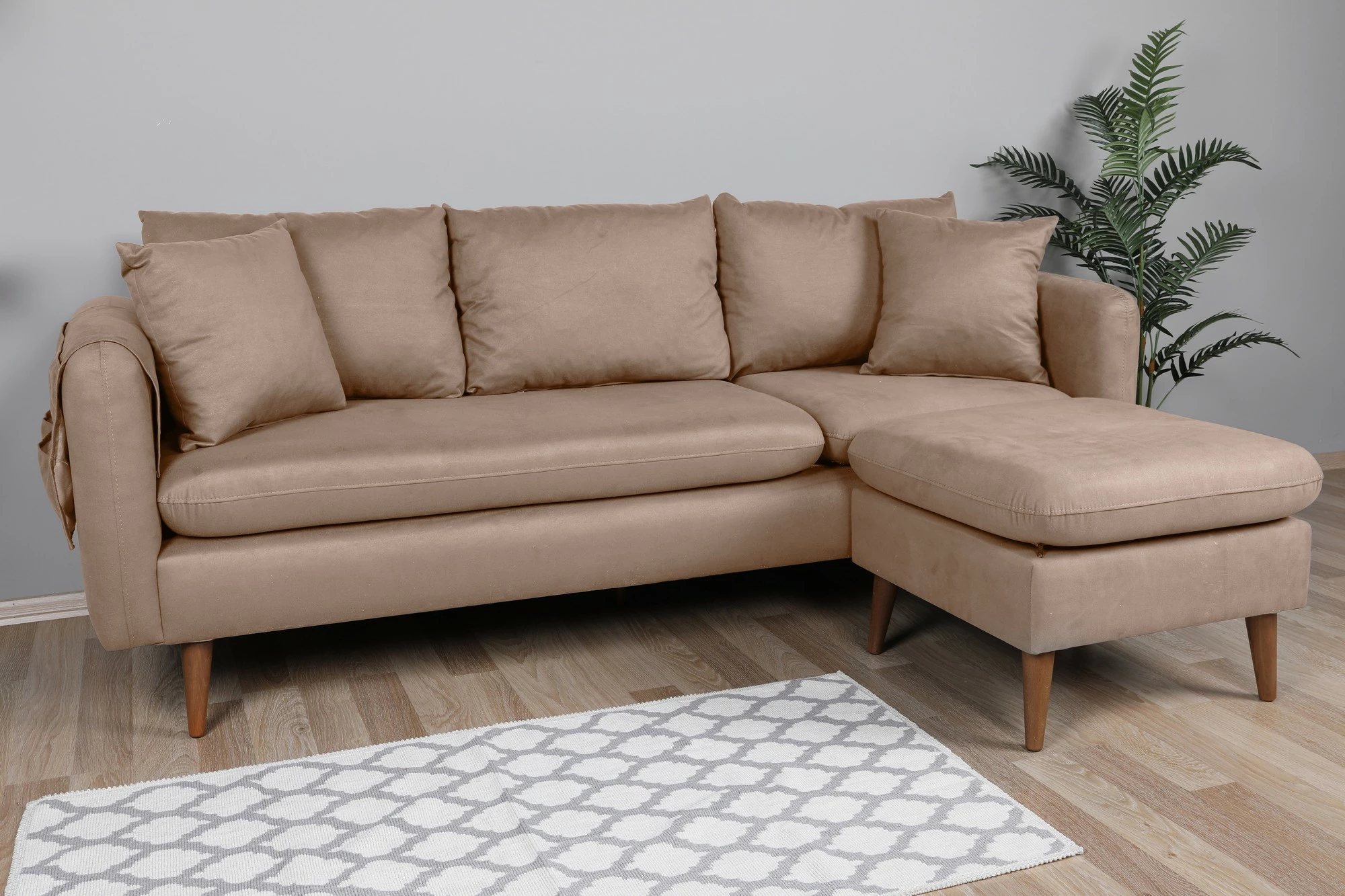 Këndare Atelier del Sofa, Sofia Corner Right, ngjyrë Rock