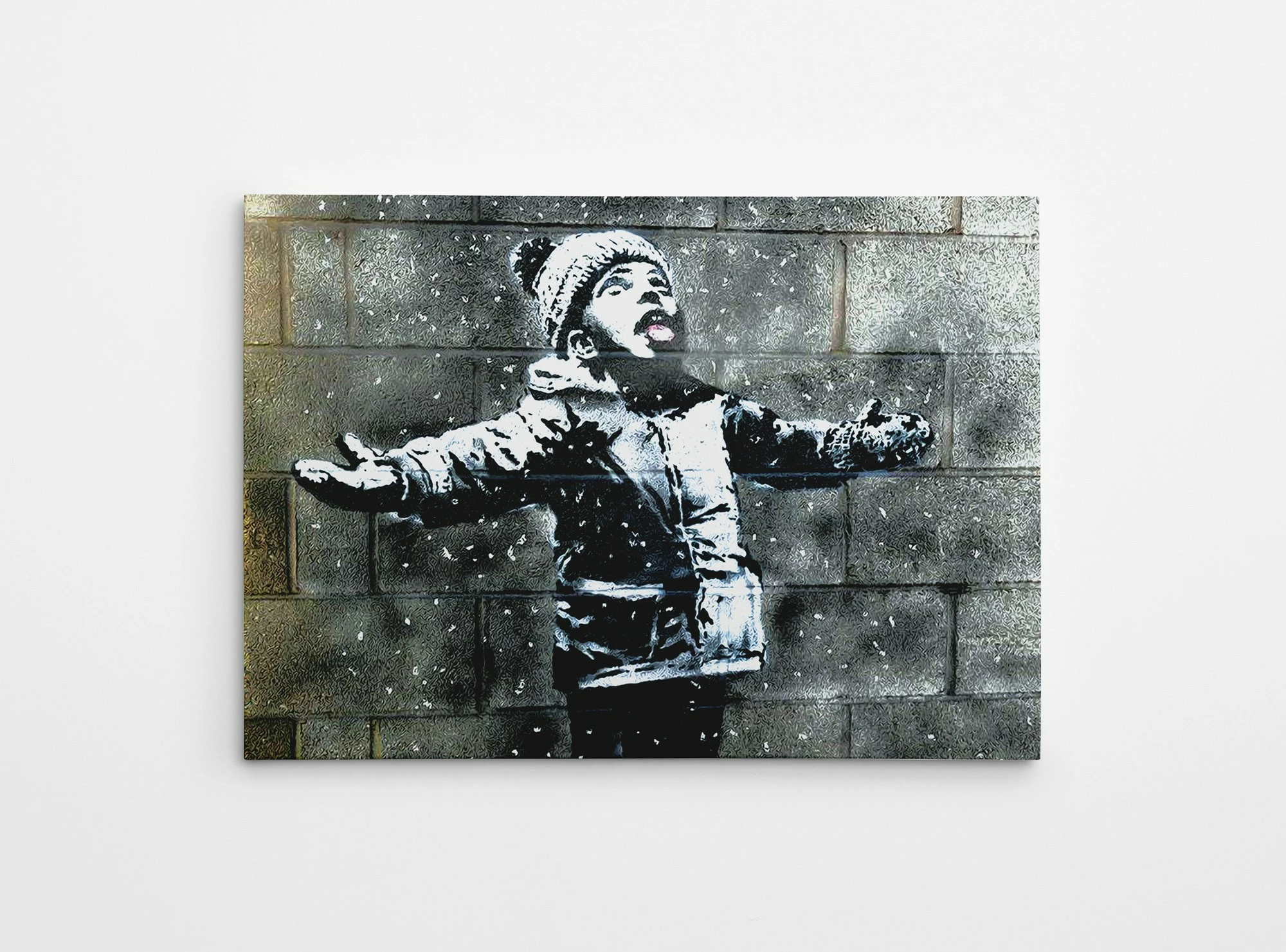 Pikturë dekorative në kanavacë, Banksy, shumëngjyrëshe, WY36, 50x70cm