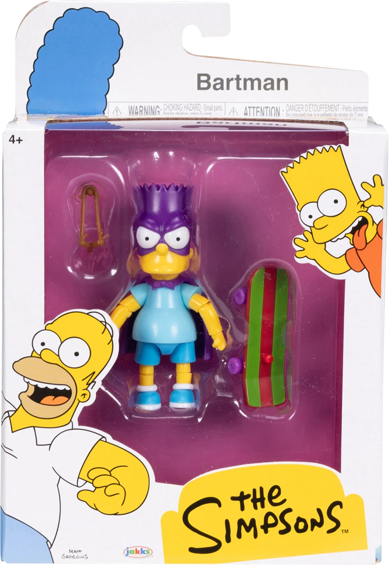 The Simpsons – Bartman me Skateboard, Figurë Koleksionuese 9 cm