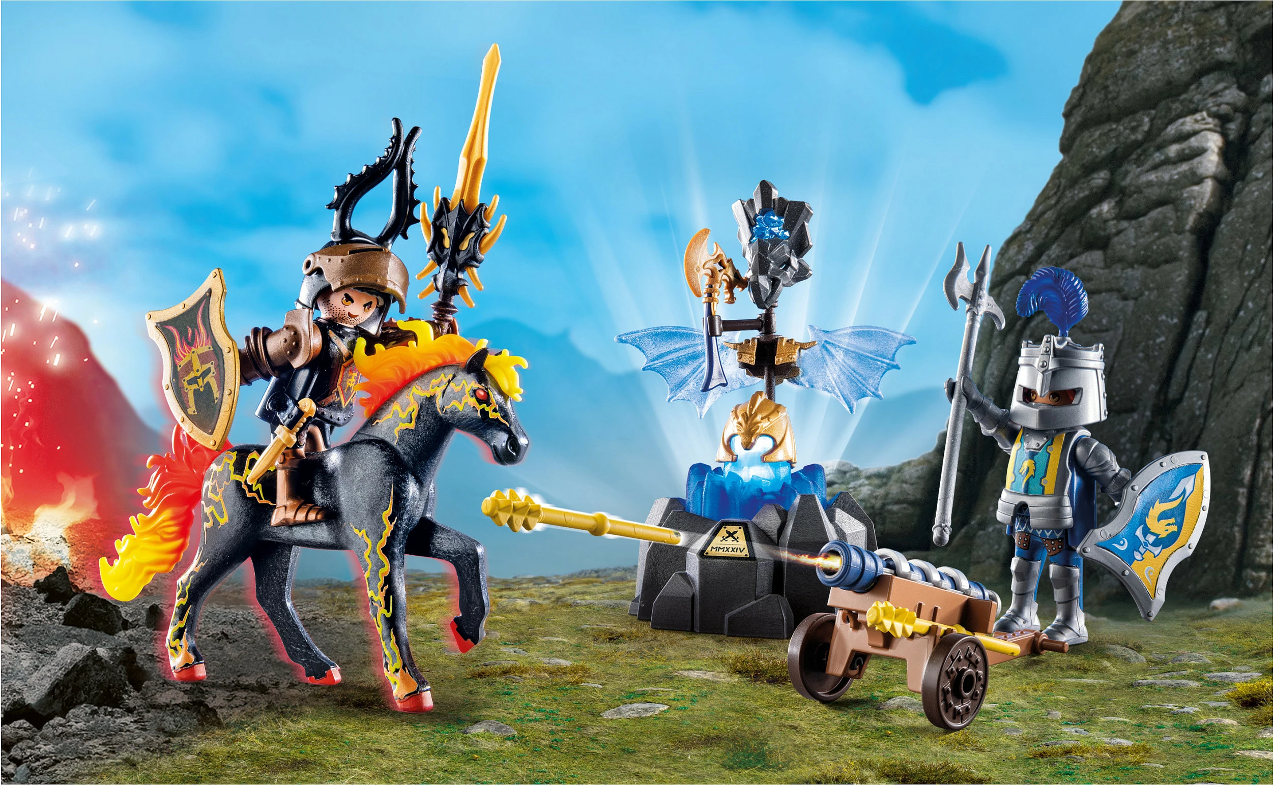 Set lodrash Playmobil Novelmore 71645, 41 copë, 4-10 vjeç