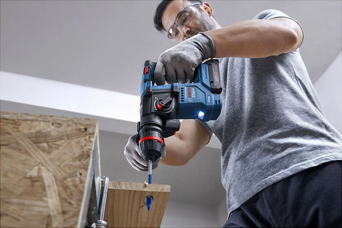 Çekiç shpues me bateri Bosch Professional GBH 18V-18 X, SDS Plus, 18V, blu