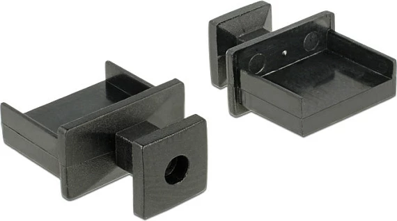 Kapak pluhuri DeLOCK 64009 për port USB Type-A, 10 copë, i zi