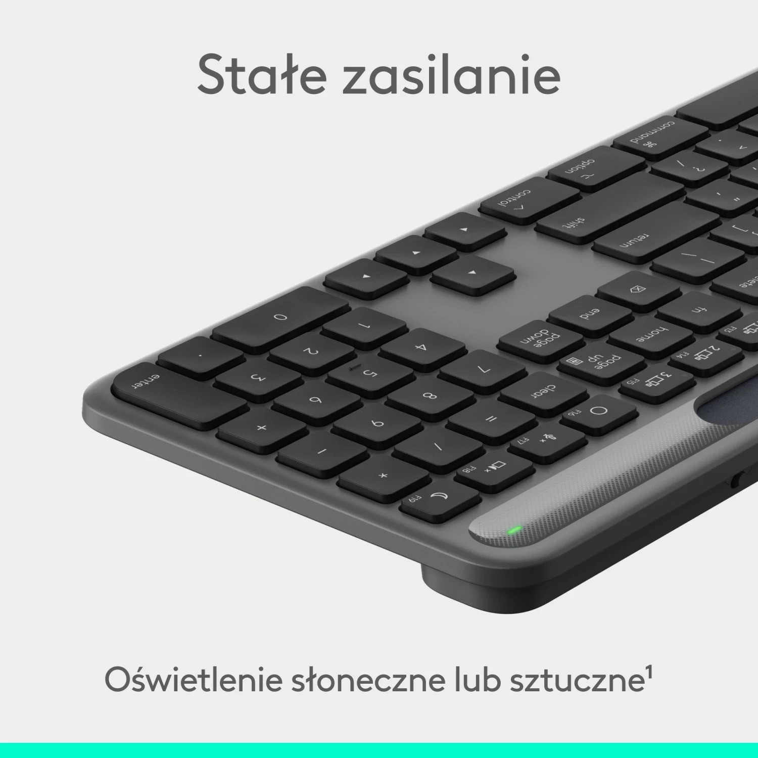 Tastierë Logitech Signature Slim Solar+ grafit