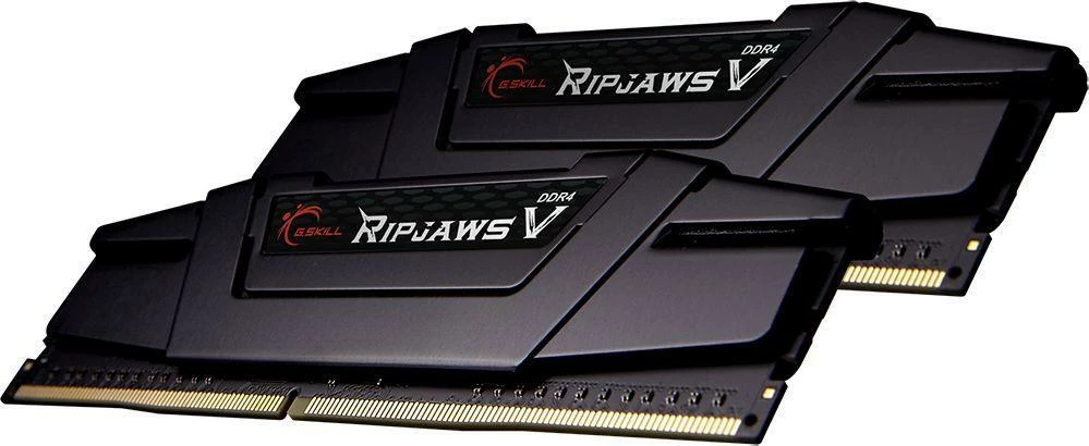 RAM Memorje G.Skill Ripjaws V F4-3200C16D-32GVK 32GB (2x16GB) DDR4 3200MHz CL16 UDIMM, e zezë (set 2 module)
