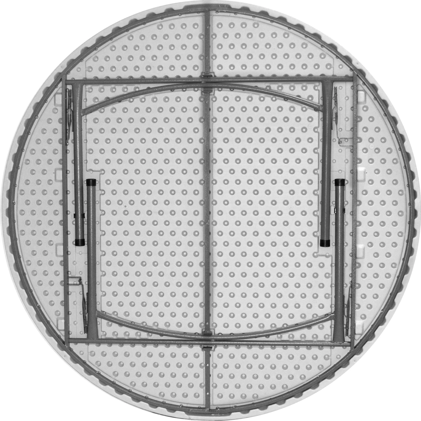 Tavolinë e rrumbullakët për konferenca FH5062 Φ122x74cm, këmbë të palosshme
