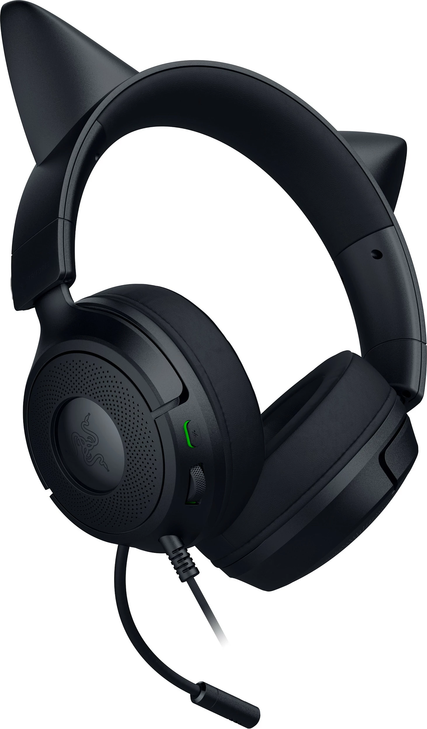 Kufje gaming Razer Kraken Kitty V3 X, me kabllo, RGB, 3.5mm/USB-A, Virtual Surround, të zeza