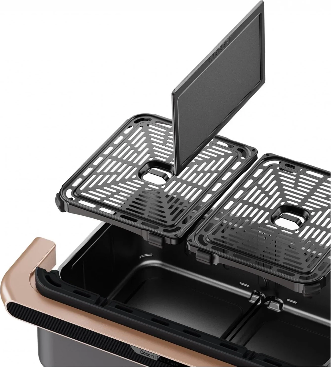 Frytkownicë Cosori CAF-TF101S-AEUR Dual Blaze TwinFry, 10L, e zezë