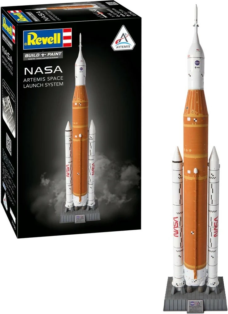 Model plastik për montim NASA Artemis Space Launch System, Revell REV-03760, shkallë 1:144, 53 pjesë
