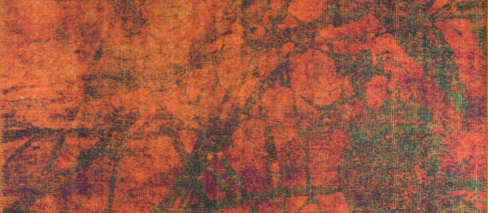 Qilim (140 x 190) Conceptum Hypnose, Fusion Chenille, portokalli AL 09