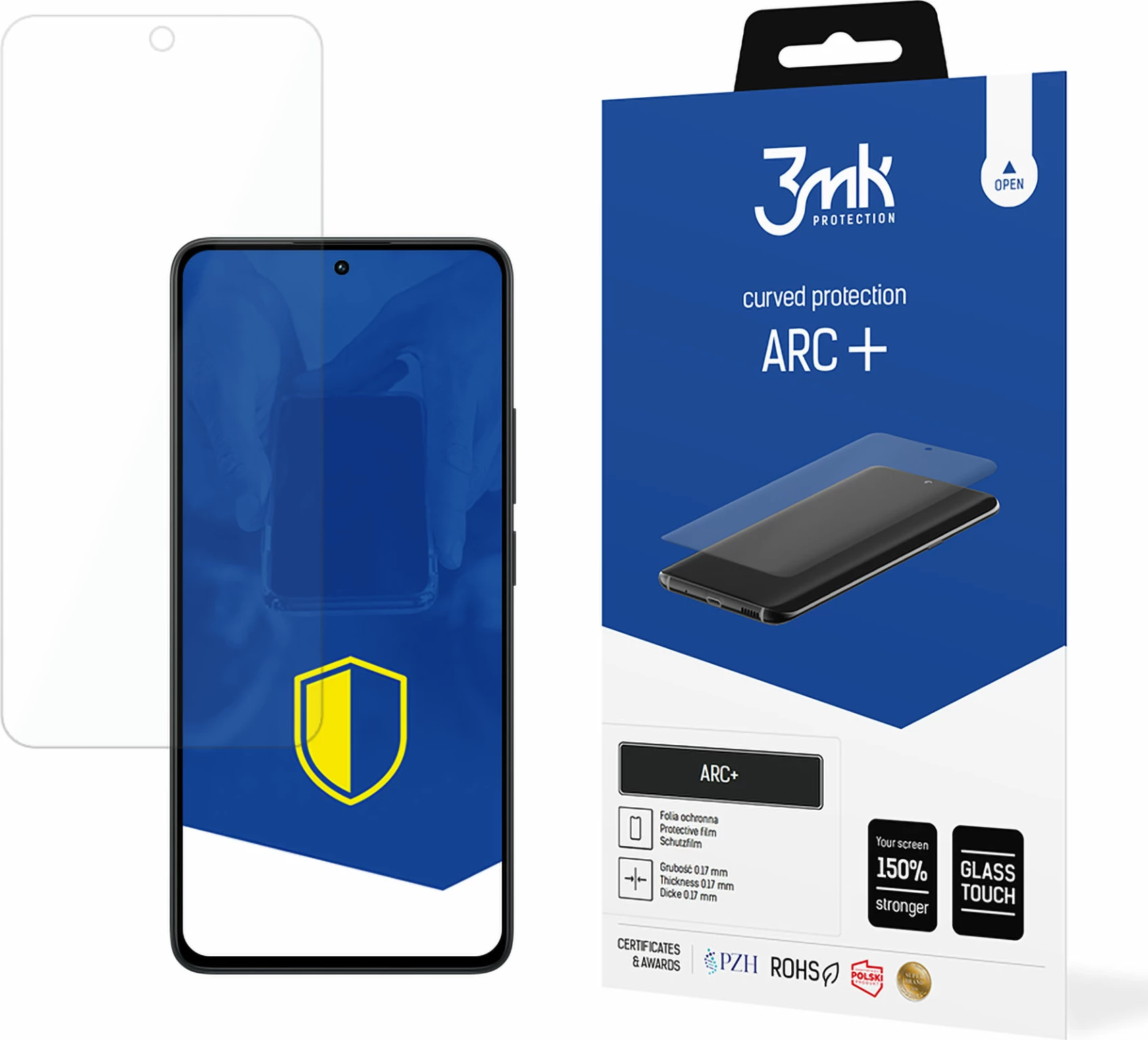 Folje mbrojtëse për ekran, 3mk Protection ARC+, për Xiaomi Redmi 13 4G
