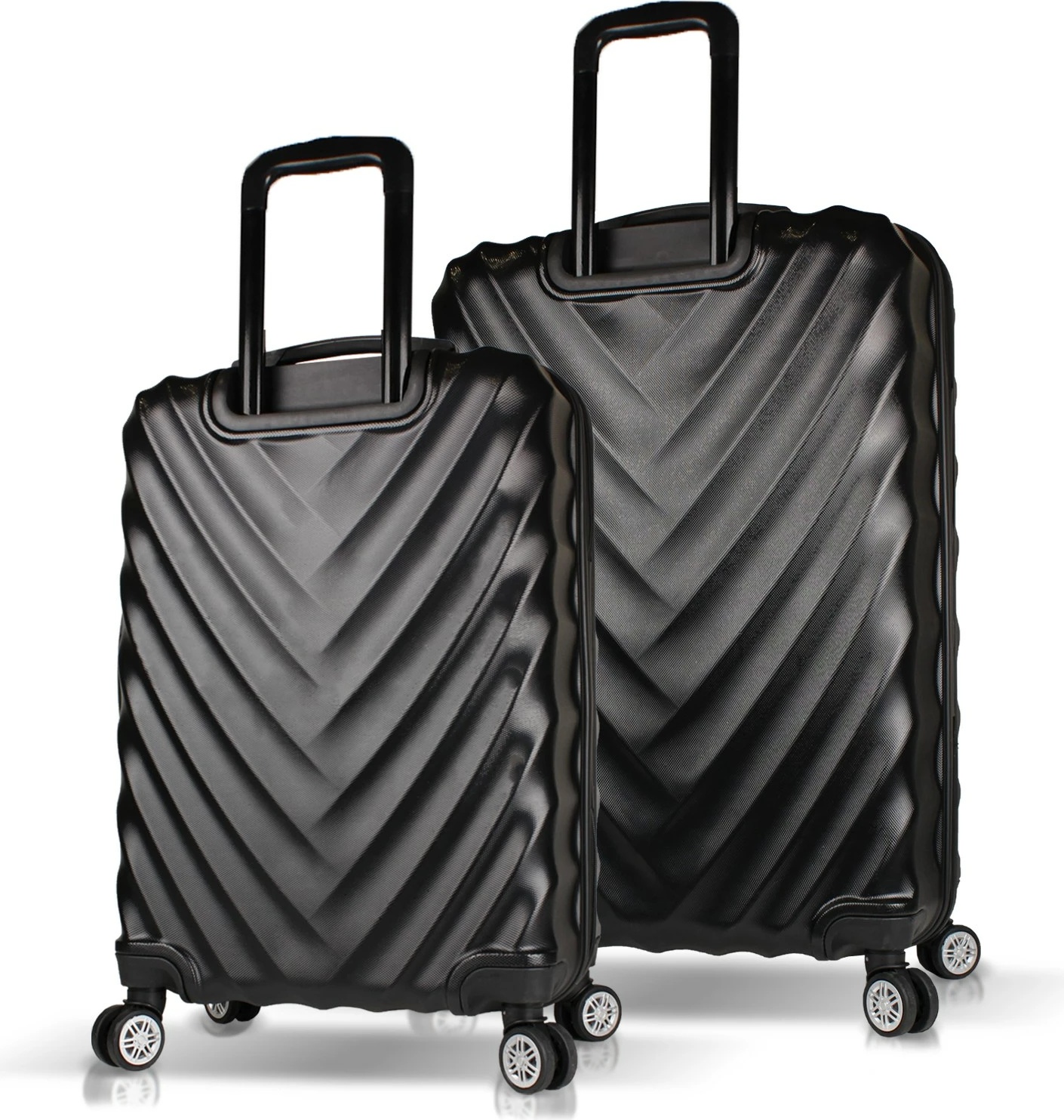 Set valixhesh (2 copë), ngjyrë e zezë, Zoozie Bags, 6869