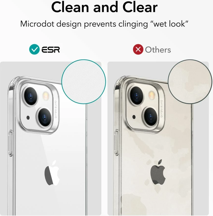 Mbështjellës ESR Project Zero për iPhone 13 / iPhone 14, Transparent