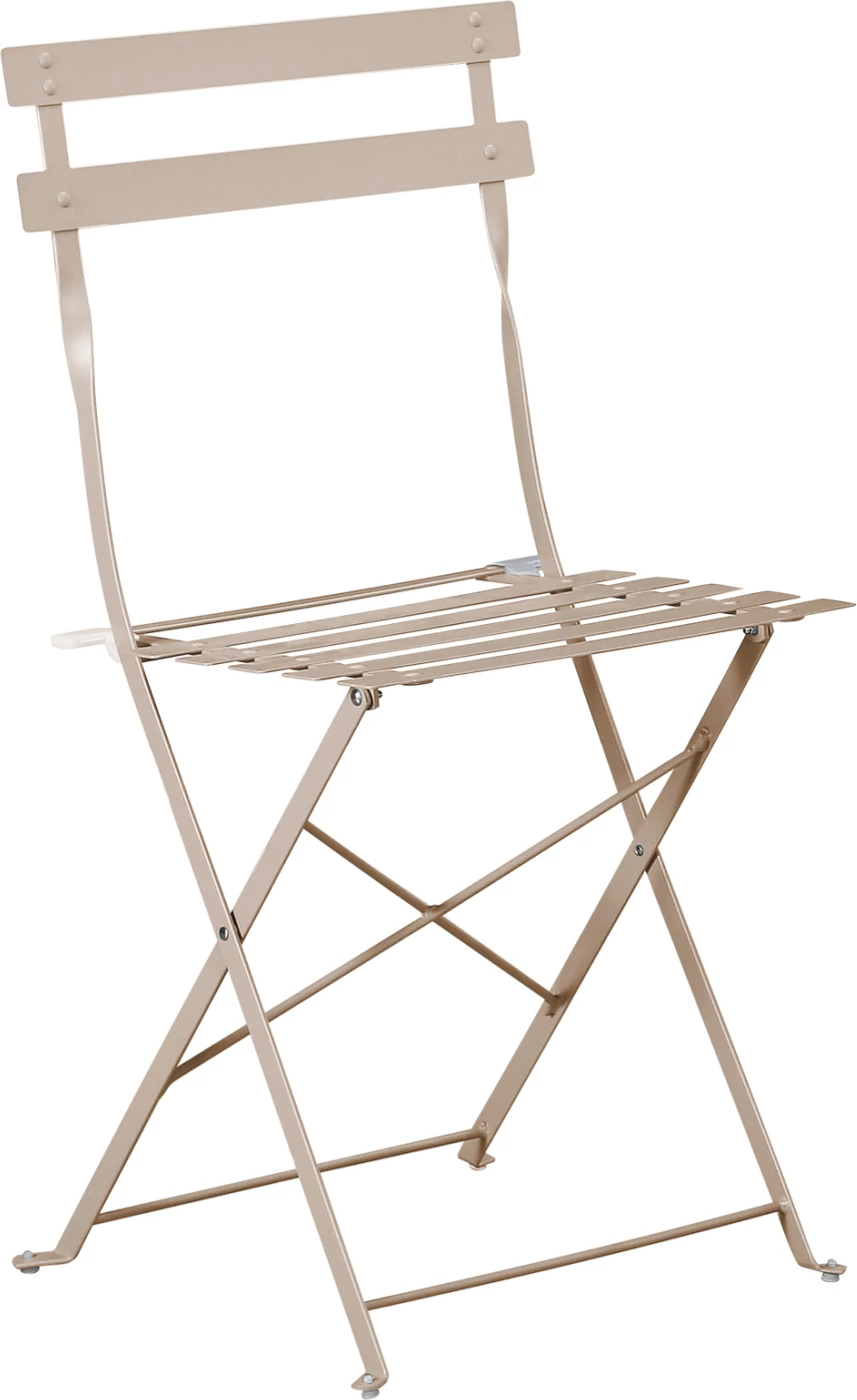 Karrige palosëse SOPHIE, metalike, ngjyrë kapuçino, FH6337.04, 41x43x80cm, set prej 2 copësh