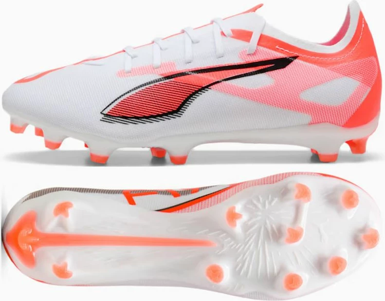 Atlete futbolli Puma për meshkuj, të bardha