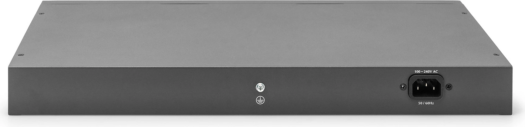 Switch Digitus 24-port Gigabit, unmanaged, PoE, rack 1U, zi