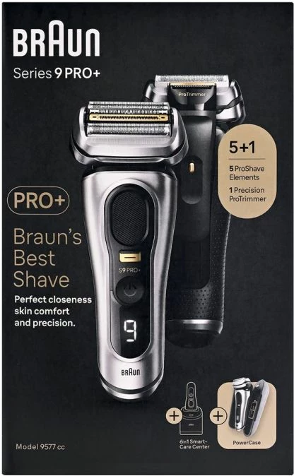 Rroje elektrike Braun Series 9 Pro 9577CC, argjendtë