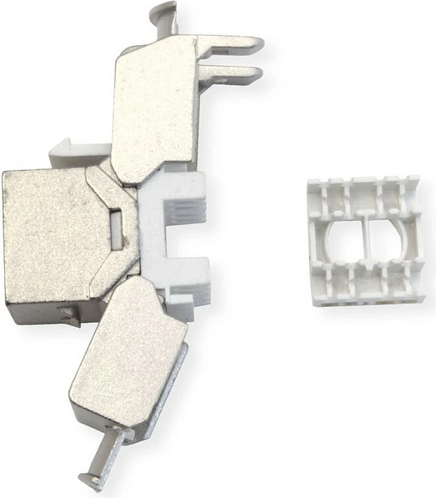 Keystone RJ-45 VALUE 21.99.1807, Cat8, i sheshtë, 40GbE, argjend