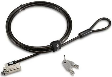 Kyç sigurie laptopi Kensington NanoSaver 2.0 Slim K65021WW, kabllo çeliku 1.8 m, me çelës (keyed different), e zezë