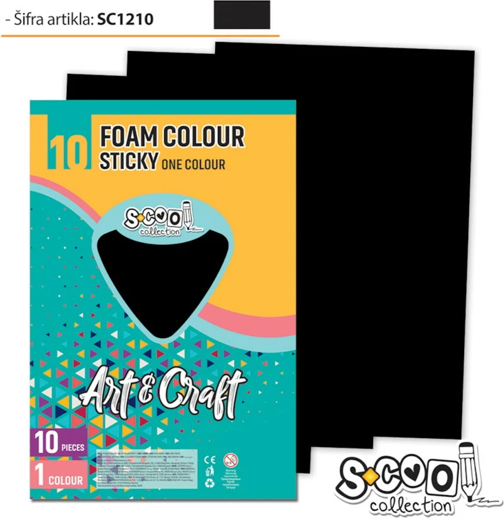 Osh Leter Dekoruese Sticky E Zeze 20X30Cm 1/10 Sc1210