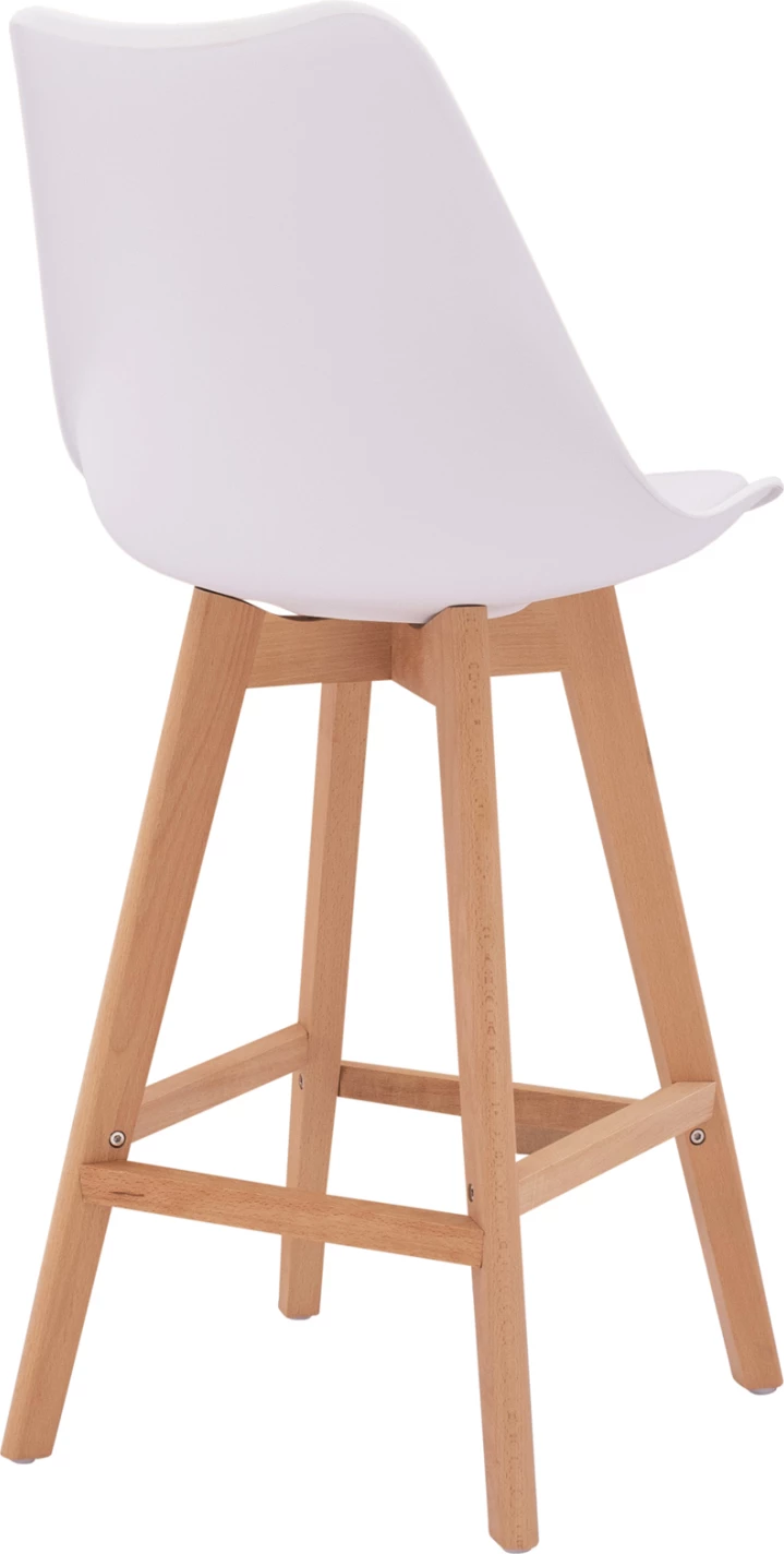 Karrige për bar Vegas FH8000.11, e bardhë, 48x58x105 cm, set prej 4 copash