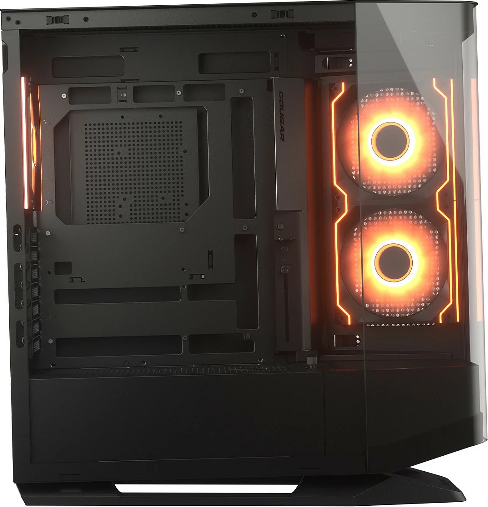Kasë Cougar FV270 ARGB midi, e zezë