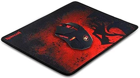 Set Maus + Mauspad Redragon M601-WL, 800-2400 DPI, 33x26 cm, zi/kuq, 2n1 3