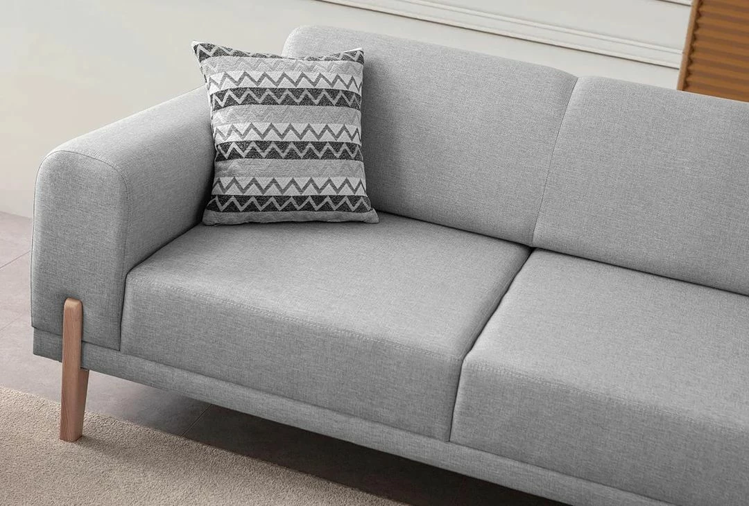Divan-krevat treshe, ngjyrë gri, Atelier del Sofa