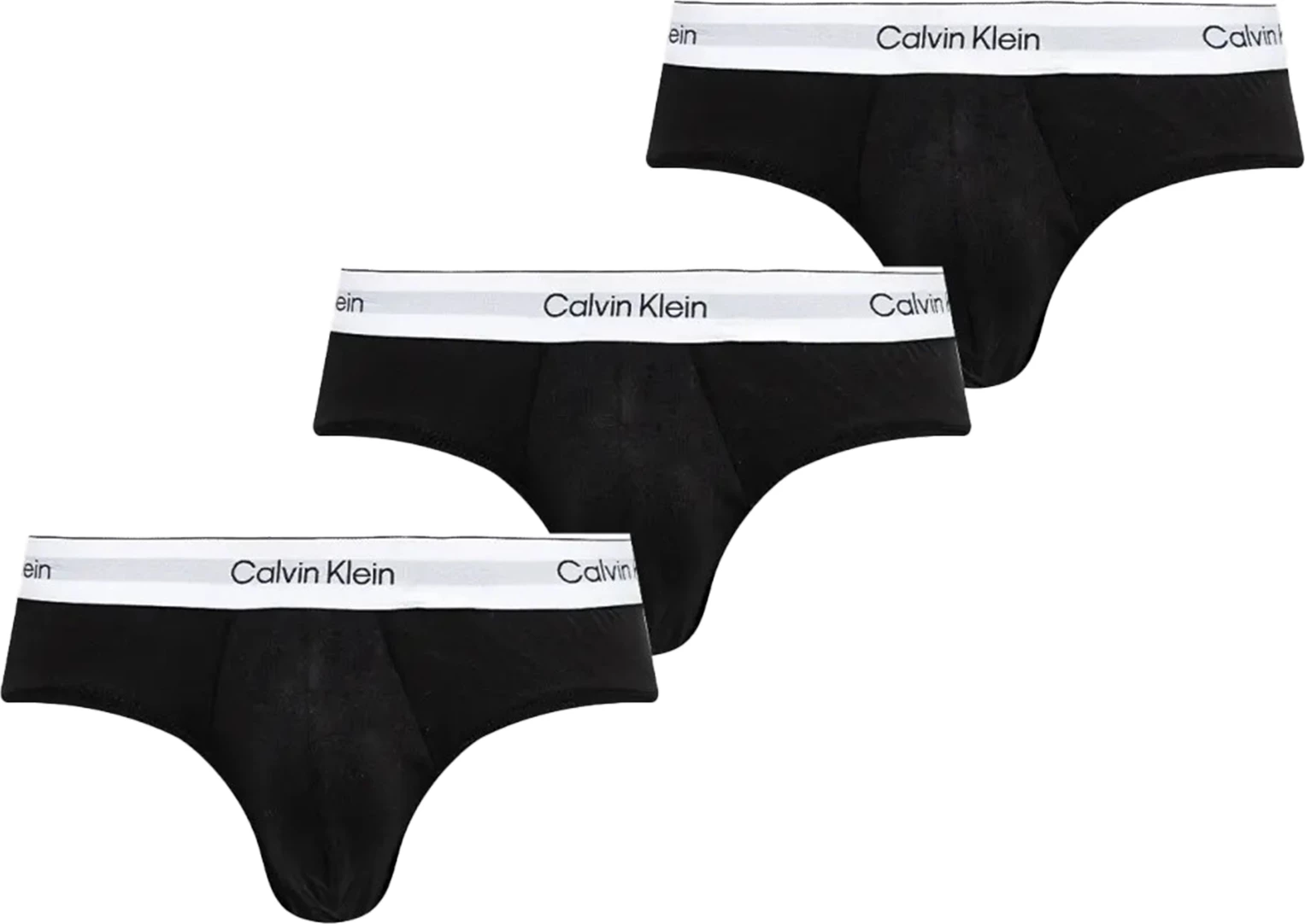 Të brendshme për meshkuj Calvin Klein Underwear Hip Brief 3PK LV00NB4388, të zeza/bardha [Madhësia: S]