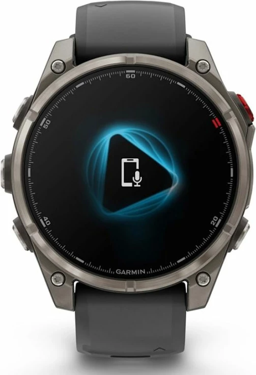 Orë sportive Garmin Fenix 8 PRO AMOLED 47mm Sapphire Titanium, e zezë