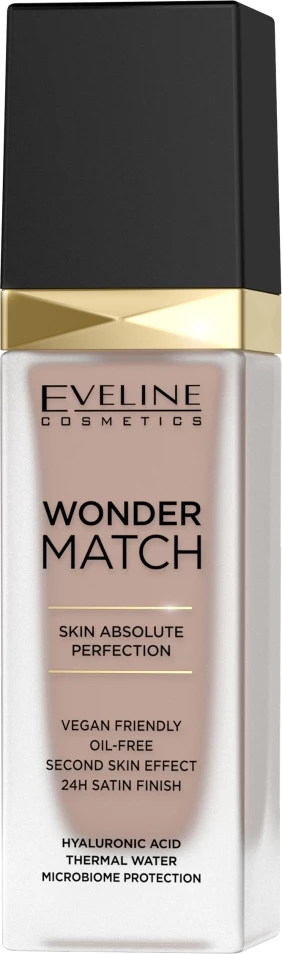 Fondatinë për femra Eveline Cosmetics Wonder Match Foundation 45 Honey, 30ml