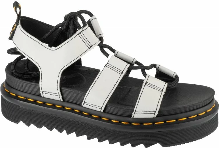 Sandale për femra Dr. Martens, të bardha dhe të zeza