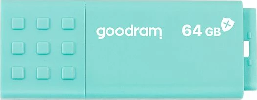 USB memorje GoodRam UME3 CARE 64 GB, USB 3.2 Gen 1, antibakteriale, mint